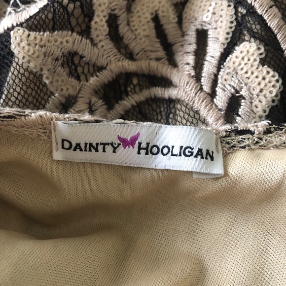 DAINTY HOOLIGAN LACE EMBROIDERY DRESS WITH SEQUINS - Picture 7 of 8